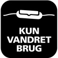 Symbol (elkappe): Kun vandret brug.